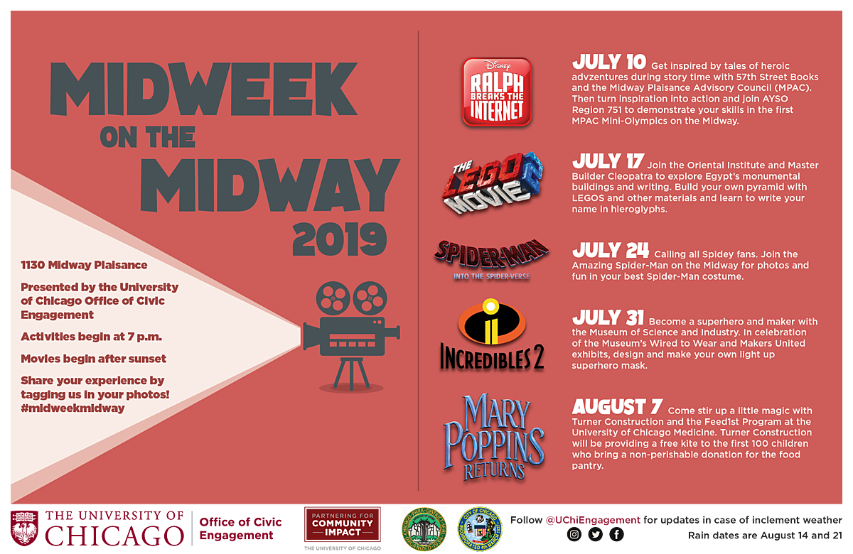 Midweek on the Midway 2019 line up