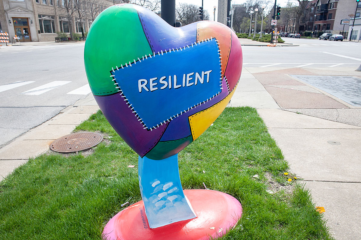 Parade of Hearts Installation