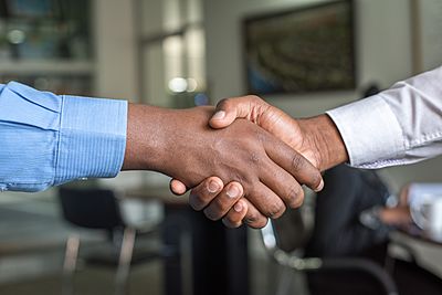 handshake black entrepreneur