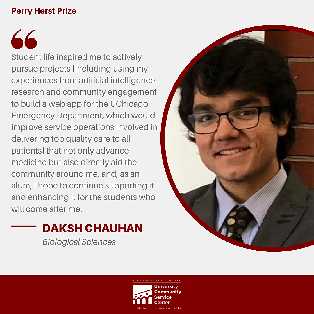 Daksh Chauhan, '21