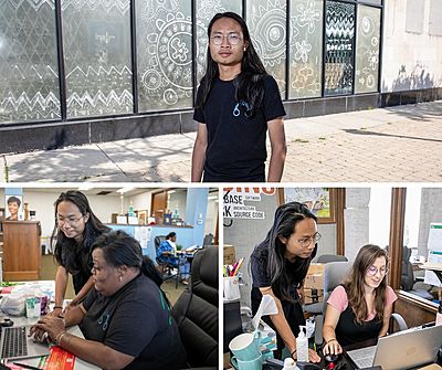 @ucscuchicago engagement programs like Summer Links help UChicago students like André Tse connect with local community-based organizations and explore different aspects of the community. 

Through the program, Tse was paired with @teamworkenglewood_ supporting the organization's re-entry division. 

“This work is just very much what I naturally gravitate toward,” Tse said. “It makes me feel good to know I’m helping people and getting to know people." 

Tap the link in our bio to learn more about UCSC, Tse's experience, and Teamwork Englewood.