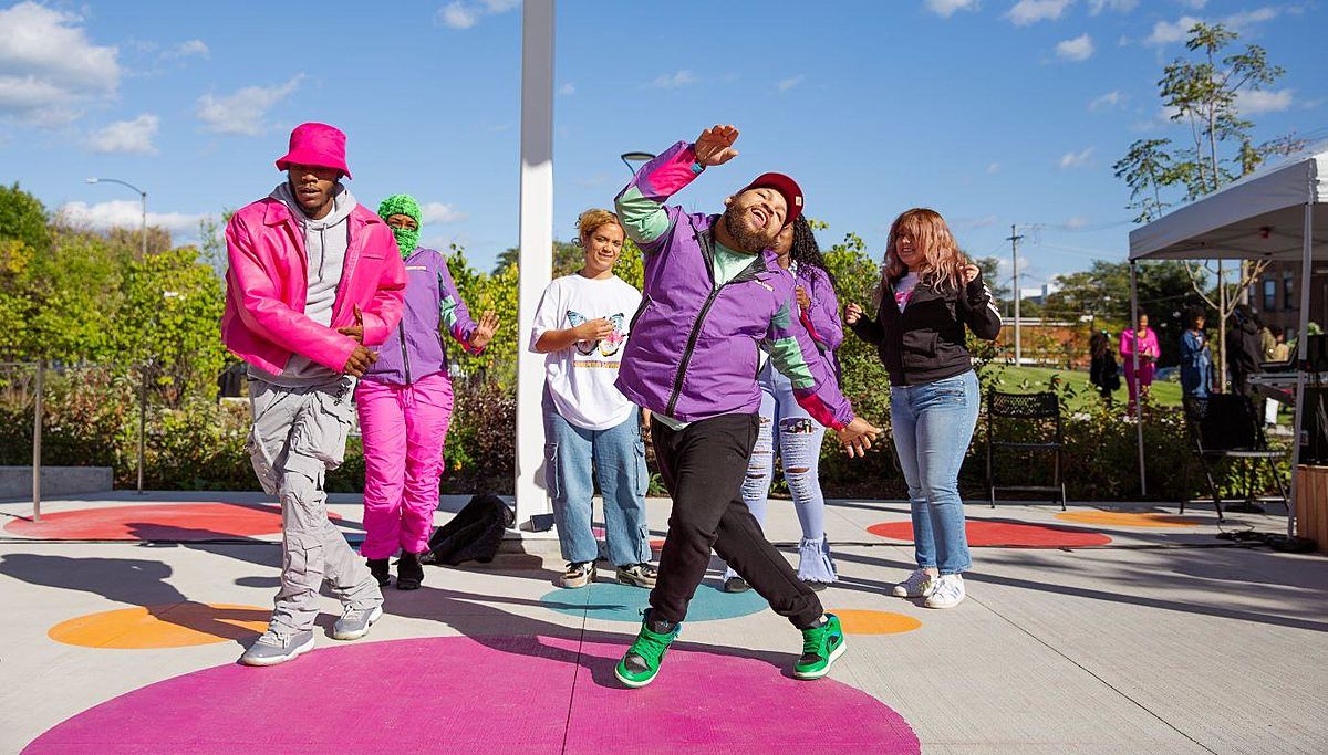 Kuumba Lynx Youth performs at the launch. Photo by Anjali Pinto